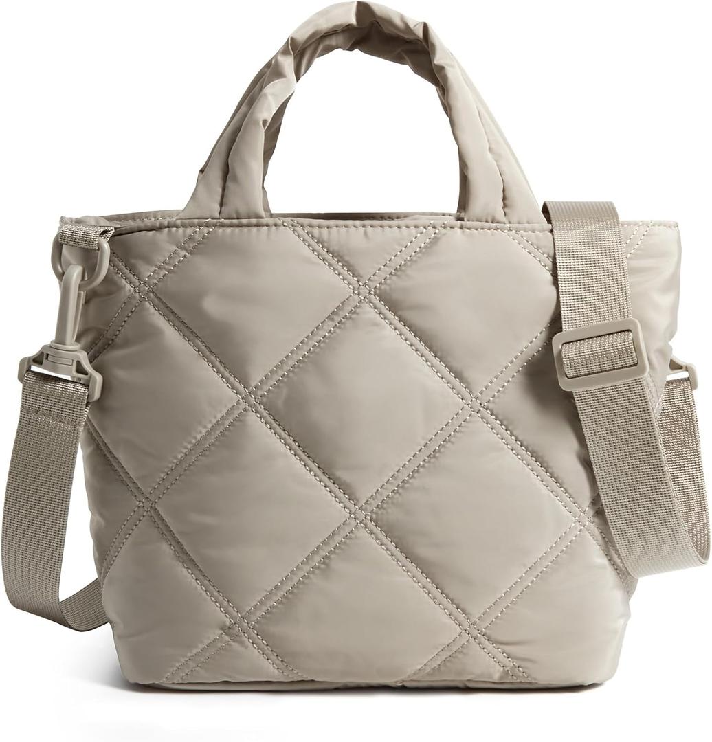 BAGSMART Crossbody Bags for Women, Small Crossbody Bag Cross Body Purse Mini Tote Travel Purse Shoulder Handbags Wallet (Light Tan)