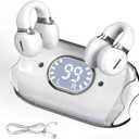 Translation Earbuds Real Time - Ear-Clip AI Language Translator Earbuds - 3-in-1 Translation Earbuds 144 Languages & Accents for Travel, Business, Learning, White