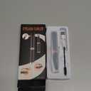 Heated Eyelash Curler, 2-in-1 Clip-Type Design, 3 Temperature Modes, USB Rechargeable Electric Eyelash Curler, Natural Curling 24H Long-Lasting Curl, Gift for Women & Girls, Brown Black EA