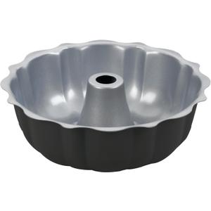 Cuisinart Chef's Classic Nonstick Bakeware 9-1/2-Inch Fluted Cake Pan,Silver