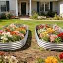 9 ft x 3 ft Raised Garden Bed Metal Elevated Planter for Vegetable Flower Herb (2pk)