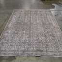 Loloi Amber Lewis Billie Collection, Ink & Salmon 8'-6" x 11'-6" Area Rug  Antique & Distressed Accent Rugs for Living Room, Bedroom, Entryway & Hallway, No Shed High Traffic Area Home Decor Rug