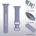 4 x STG Sport Silicone Bands Compatible with Apple Watch Band Ultra 3/2/1 49mm, Series 11/10 46/42mm, 9/8/7 45/41mm, SE 6/5/4 44/40mm, 3/2/1 42/38mm S/M M/L for Women Men