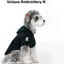 Koneseve Dog Hoodie Fleece Dog Clothes Warm Sweater with Hat for Medium Large Dogs Cat Hooded Shirt Kitten Pet Basic Sweatshirt with Pocket Doggie Soft Winter Coat Apparel (Green; 5XL)