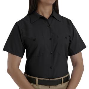 Red Kap Women's Standard Size Short Sleeve Industrial Work Shirt, 4XL 