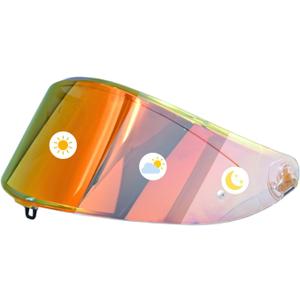 Compatible With K6S Visor K6 Face Shield Replacement Tinted Visor Helmet Accessories (Clear Red to Gold Red)