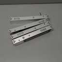 Lnrueg Electromagnetic Lock with ZL Brackets, Waterproof Electric Magnetic Door Lock with 600lbs Holding Force for Inswinging Door, 12VDC Fail Safe Gate Lock for Access Control System, (no)