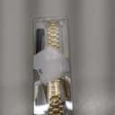 MioHHR Solid Stainless Steel Band Compatible with Apple Watch 38mm(Series 3/2/1) 40mm(Series SE/6/5/4) 41mm(Series 9/8/7) Metal Strap with Soft TPU Case for iWatch Bands for Women and Men, Gold, 38/40/41mm