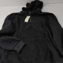 JMIERR Mens Casual Cotton Hoodies Drawstring Quarter Zip Pullover Sweatshirts XXL