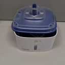 Veken Innovation Award Winner 95oz/2.8L Pet Fountain, Automatic Cat Water Fountain Dog Water Dispenser with Replacement Filters for Cats, Dogs, Multiple Pets (Blue, Plastic)