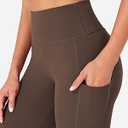 UNWAVER Womens High Waist Yoga Pants with Pockets, Tummy Control Workout Running Yoga Leggings for Women Size S