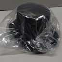 COLLECT PRESENT Deluxe Black Costume Hat  Top Hat for Men & Women  Elegant Party Accessory for Halloween, Themed Events, or Formal Cosplay  One Size Fits Most  Unisex Design