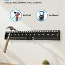 Supcline No Drill No Stud TV Wall Mount for 32-86 Inch TV up to 220 lbs