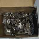 Chibery 20 Pack Frameless Half Overlay Soft Close Concealed Hinges, Satin Nickel, Self Closing, 105 Open Angle 3D Adjustment, Stop 85  105 Degrees, Clip On, Stainless Steel for Cabinet Door