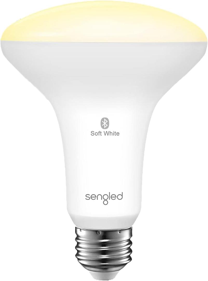 Sengled Light Bulb, BR30, S1 Smart Flood Light Bulb that Work with Alexa, Dimmable Led Lights, E26, Warm Light Bulbs, 65W Equivalent, No Hub Required, Soft White (2700k), 1-Pack (1 Count (Pack of 1))