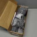 Livabber Industrial Pipe Clothes Rack, Heavy Duty Detachable Iron Garment Rack Wall Mounted, Rustic Saving Space Clothes Bar Multi-Purpose Hanging Rod for Bedroom, Closet, Black (50 Inch)