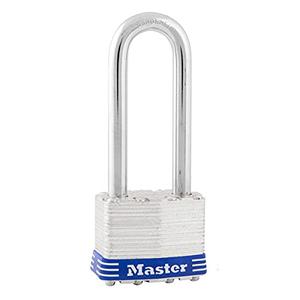 Master Lock 1DLJ Laminated No. 1 Long Shackle Padlock