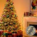 1000 LED 50FT Cluster String Lights, Outdoor Warm White Waterproof Christmas Tree Firecrackers String Lights with 8 Modes & Timer, Plug in Twinkle Fairy Lights Decor for Indoor Xmas Party Bedroom