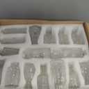 Glass Bud Vases in Bulk Set of 40, Transparent Clear Variable Small Mini Glass Vases for Centerpieces, Crystal Vintage Vase for Flowers,Wedding, Table Decor, Baby Shower, Christmas, Home and Events