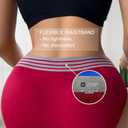 Kingfung Womens Underwear Cheeky Bikini Panties for Women Briefs Soft Stretch Underwear 4 Pack (L)