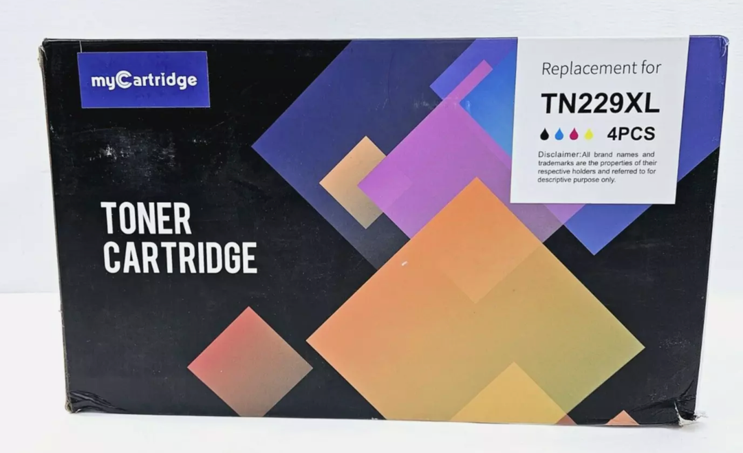 TN229XL TN229 Toner Cartridge High Yield Replacement Cyan Yellow Magenta 2 Black Cartriges 5 Pcs