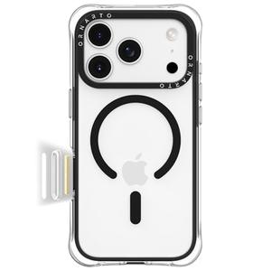 ORNARTO Air Case for iPhone 17 Pro Max Clear | Military-Grade Drop Protection | Camera Control Button | Compatible with MagSafe | Built-in Air Phone Cover - Black