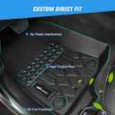 Nilight TPE Floor Mats for Chevy Colorado GMC Canyon Crew Cab 2023 2024 2025 2026,All Weather Custom Fit Heavy Duty Floor Liners