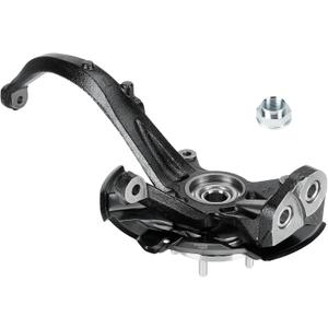 Front Right Wheel Hub Bearing Steering Knuckle Assembly for Ford Fusion 2006-2012, for Lincoln MKZ 2007-2012, for 2006 Zephyr, for Mercury Milan 2006-2011, Passenger Side, 698-408 698408 LK012