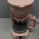 MUELLER HOME 12-Cup Pink Coffee Maker - Borosilicate Carafe, Auto-Off, Pink Kitchen Accessories, Reusable Filter, Anti-Drip, Kitchen Appliances, Keep-Warm Function