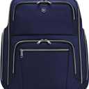 Blue Quartz Laptop Computer Backpack for Men Women, College Backpack fit 16Inch Laptop, Anti Theft Backpack with RFID Blocking, Travel Carry On Backpack, Business Work Pack (Blue)