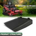 LQI Deflector Black Compatible with Toro Riding Mowers #112-3951