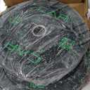 CAP Barbell Economy - Speckled Olympic Bumper Plate Set with Green Logo, Black, 25 lb Pair