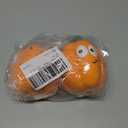 POPETPOP 2 Pcs Pumpkin Squeaky Latex Dog Toys 4.7 Inch Realistic Voice Toy Pumpkins for Puppy Teething and Interactive Pet Play