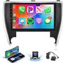 Car Radio Carplay for Toyota Camry 2015 2016 2017, 2G+32G Rimoody Car Stereo Android 13 10.1 Inch Touch Screen Car Radio with Android Auto GPS Navigation Bluetooth FM EQ WiFi Backup Camera