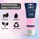 BLUEBIRD Signature Acrylic Paint Set, Pastel Colors, 6-Pack 2.5 Fl Oz each, Professional Acrylic Paints For Professionals, Adults, & Artists