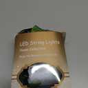 Impress Life Olive Branch Garland String Lights 10FT 40 White LED Battery USB Operated Lighted Twig Vine with Timer for Christmas Thanksgiving Party Spring Decoration