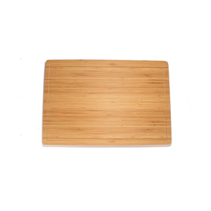 BambooMN Heavy Duty Premium Bamboo Cutting Board - 17.25"x11.75"x0.75" - Grooved/Flat - 1 Piece