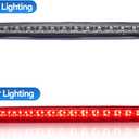 Third Brake Light with Strobe Flash for 2007-2014 CHEVY SUBURBAN Accessories 1500 2500/ Tahoe, GMC Yukon Xl 1500 2500, High Mount Rear Brake Lights Assembly for 04-07 Buick Rainier Accessories