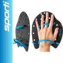 Power Swim Paddles for Lap Swimming - Adjustable Straps - Lap Swimming Gears - Hand Paddles for Adults & Kids