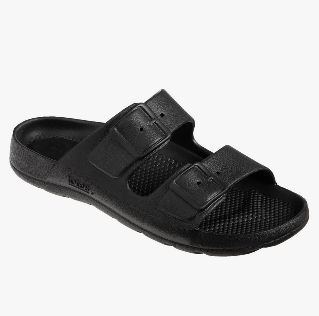 Kids Double Buckle Slide with Everywear® Technology, 13-1 USA Kids Size