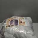 Soft Warm Faux Rabbit Fur Blanket - Thick 1000 G/ M Faux Fur Throw with Ruffles - Fluffy, Versatile for Bed, Sofa, Office (Tie Dye Grau, 130x160cm / 51"x63")