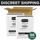 Depend Silhouette Adult Diapers, Incontinence & Postpartum Bladder Leak Underwear for Women, Maximum Absorbency, Medium, Black, 56 Count (2 Packs of 28)