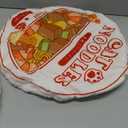 Ramen Noodle Dog & Cat Bed,Keep Warm and Super Soft Creative Pet Nest for Indoor Cats,Removable Washable Cushion for Small Medium Large Dogs and Cats (19.7"L x 19.7"W x 7.9"Th, white)