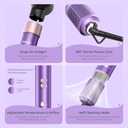 7 in 1 Blow Dryer Brush Set  Hot Air Styler for Fast Drying, Curling, Straightening & Volumizing  Ionic Hair Dryer Brush with 1200W Power  No Heat Damage for All Hair Types  Lilac