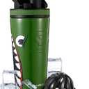 Ice Shaker Insulated Stainless Steel Shaker Bottle | 26oz, Bomber | Cold for 30+ Hours | Insulated Cup with Twist-on Agitator | Odor-Free Bottle for Protein Shakes, Water, Smoothies, Cocktails
