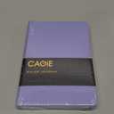 CAGIE Lined Journal Notebook for Women Men 320 Pages 100 Gsm Paper Thick Journaling Notebooks A5 Leather Journals for Writing Hardcover Journal Supplies for Work Note Taking Diary, 5.7x8.3 In, Purple