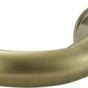 1 1/8 Inch Diameter Room Darkening Curtain Rods 110-160, Heavy Duty Window Wrap Around Drapery Rod with Aluminum Bracket, Accessories, Wall Mounted Ceiling Mounted, Adjustable Length, Antique Bronze