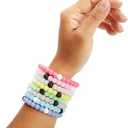 Zodaca 8 Pack of Beaded Bracelets for Party Favors, VSCO Color Changing Jewelry (Silicone, 2.6x0.3 in), Silicone, no gemstone
