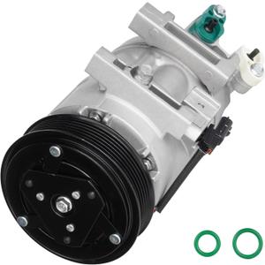 TadaMark A/C Compressor With Clutch Fit for Nissan Altima 2013-2018 2.5L 2.5(for Advance/Base/Sense/S/SR Models Only, Not for SL/SV Model)-4 cylinder, Air Conditioning With One PLug