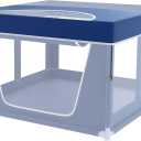 Puppy Playpen Cover, Suitable for 42x42 Dog Playpen, Used to Prevent Pets from Escaping, (Contains Only Cover) Blue
